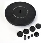 Fontaine flottante  panneau solaire, kit de pompe  eau pour jardin, piscine, tang, bain d'oiseaux, ...