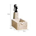 Fontaine jardin pierre reconstituée 43 x 73 x 95 cm Fontaine jardin pierre reconstituée 43 x 73 x 95 cm
