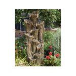 Fontaine de jardin tiros vieux troncs d'arbre avec cascades et eclairage led - ubbink Fontaine de jardin tiros vieux troncs d'arbre avec cascades et eclairage led - ubbink