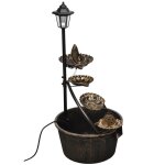 Fontaine a led avec pompe décoration intérieur 52x41, 5x91cm dec020773 Fontaine a led avec pompe décoration intérieur 52x41, 5x91cm dec020773