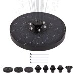 Fontaine solaire avec 6 lampes, stockage d'�lectricit�, sp13d, solatec