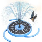 Fontaine solaire améliorée 2025, pompe a eau solaire flottante 3, 5w avec divers effets pulvérisation, ... Fontaine solaire améliorée 2025, pompe a eau solaire flottante 3, 5w avec divers effets pulvérisation, ...