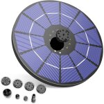 Fontaine solaire extérieur 3. 5w, flottante pompe bassin solaire avec batterie et 6 buses, pour bain ... Fontaine solaire extérieur 3. 5w, flottante pompe bassin solaire avec batterie et 6 buses, pour bain ...