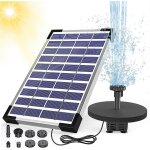 Fontaine solaire exterieur 5. 5w pompe bassin solaire avec batterie et 6 buses pour bain d'oiseaux aquarium ... Fontaine solaire exterieur 5. 5w pompe bassin solaire avec batterie et 6 buses pour bain d'oiseaux aquarium ...