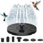 Fontaine solaire exterieure de jardin, flottante pompe bassin solaire avec 7 buse, fontaine solaire pour ... Fontaine solaire exterieure de jardin, flottante pompe bassin solaire avec 7 buse, fontaine solaire pour ...