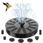 Fontaine solaire exterieure de jardin, pompe avec 6 buses abreuvoir oiseaux exterieur, bains d'oiseaux, ... Fontaine solaire exterieure de jardin, pompe avec 6 buses abreuvoir oiseaux exterieur, bains d'oiseaux, ...