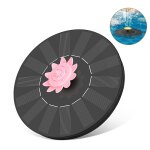 Fontaine solaire pompe de bassin solaire avec 5 effets fontaine solaire fontaine solaire pour jardin ...