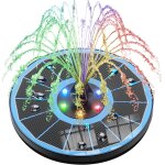 Fontaine solaire pompe, solaire flottant extérieur fontaine 3. 5w pompe bassin solaire avec 8 buses pour ... Fontaine solaire pompe, solaire flottant extérieur fontaine 3. 5w pompe bassin solaire avec 8 buses pour ...
