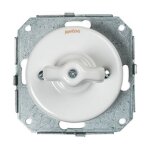 Fontini - interrupteur va - et - vient garby colonial manette blanc �64, 5 mm - blanc