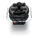 Fontini - interrupteur va - et - vient garby colonial noir manette noire �64, 5 mm - noir