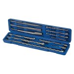 Forets et burins sds plus maconnerie beton pierre - coffret 12 pieces Forets et burins sds plus maconnerie beton pierre - coffret 12 pieces