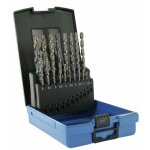 Forets m�taux hss queue cylindrique tbx 4f type e coffret de 19 tivoly