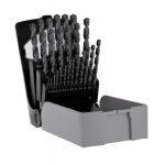 Forets m�taux hss queue cylindrique tbx 4f type g coffret de 25 tivoly