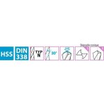 Forets tsx queue r�duite qr - hss - diam�tre 15mm tivoly