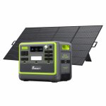 Fossibot f2400 g�n�rateur �lectrique portable est �quip� de sp420, batterie lifepo4 a une puissance de ...