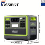 Fossibot f2400 generateur electrique portable, 2048wh batterie lifepo4 station electrique, 3 sorties ...