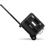 Fossibot g�n�rateur electrique f2400 avec chariot � main pliable, station �lectrique portable 2048wh ...