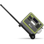 Fossibot g�n�rateur electrique f2400 avec chariot � main pliable, station �lectrique portable 2048wh ...