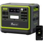 Fossibot generateur electrique solaire portable 2400w f2400, 2048wh lifepo4 batterie de secours avec ...