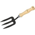 Fourche � main 3 dents manche h�tre 155 cm