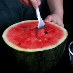 Fourchette a past�que trancheur multifonctionnel, couteau de coupe professionnel en acier inoxydable, ...