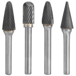 Fraises en carbure 12mm, 4 pièces, durables et robustes, en acier au tungstène, pratiques, large application, ... Fraises en carbure 12mm, 4 pièces, durables et robustes, en acier au tungstène, pratiques, large application, ...