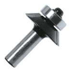 Fraise carbure 2 coupe chanfrein guide � bille queue 8mm angle 45 d28 leman