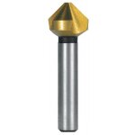 Fraise � chanfreiner hss tin 90 - queue cylindrique - 16, 5mm ruko