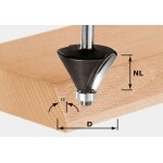 Fraise � chanfreiner hw avec queue de 8 mm hw s8 d25, 7 / 25, 7 / 15 festool 491132
