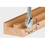 Fraise hélicoïdale avec queue de 8 mm hs spi s8 d20 / 25 Fraise hélicoïdale avec queue de 8 mm hs spi s8 d20 / 25