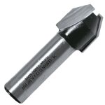 Fraise � plaquettes carbure bras�es 2 coupes combin�es - queue 8mm leman