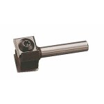 Fraise � plaquettes carbure r�versibles 2 coupes droites - queue 8mm leman