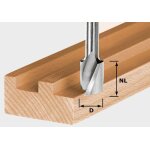 Fraise  rainurer hlicodale avec queue de 8 mm hw spi s8 d6 / 16