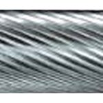 Fraise sur tige de 6 mm, en carbure, forme conique � bout rond kel, denture 5, forme : kel 1230, Ø de ...