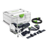 Fraiseuse filaire 420w df 500 rq - set domino - festool - avec accessoires - systainer - 578541
