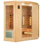 France sauna apollon infrarouge quartz 3 / 4 places angulaire