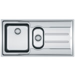 Franke - evier � encastrer 51. 4cm inox avec siphon 758005