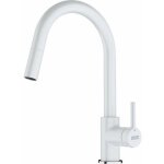 Franke - lina - mitigeur d'�vier fc 6051. 094 avec douchette extractible, blanc - artic 115. 0626. 081 ...