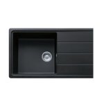 Franke - pack �vier + mitigeur noir / chrome 394054
