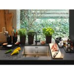 Franke; robinet; kubus ; douchette extensible; acier inox ; classe d'coulement: 8, 3 l / min. ; classe ...
