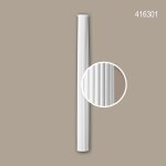 F�t de demi - colonne profhome 416301 moulure de fa�ade colonne el�ment de fa�ade style corinthien blanc ...