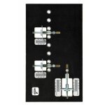Gabarit practica pour per�age de la fixation de fa�ade des tiroirs innotech et arcitech hettich