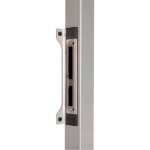 G�che plate r�glable en inox � encastrer pour profil de 40 mm - sfku locinox