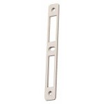 G�che plate pour serrure � p�ne dormant et 1 / 2 tour - �paisseur 4 mm metalux