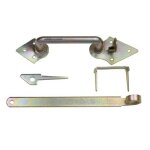 Gah - alberts 310387 verrou de portail en acier brut galvanis� a chaud 250 mm