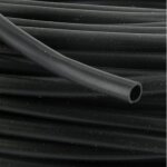 Gaine electrique souple souplisseau � 8 mm rouleau noir 100 metres