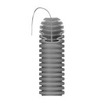 Gaine icta avec tire - fils gris fonc diamtre 25 mm - gewiss - dx20525r