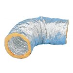 Gaine souple aluminium isole d200 mm longueur 10 m Gaine souple aluminium isole d200 mm longueur 10 m