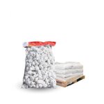 Galet marbre blanc pur 25 - 40mm, 10 filets de 20 kg - f - pai051 - 10x20