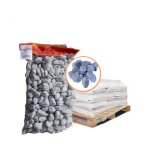 Galet marbre gris nevada 25 - 40mm, 10 filets de 20 kg - f - pai074 - 10x20